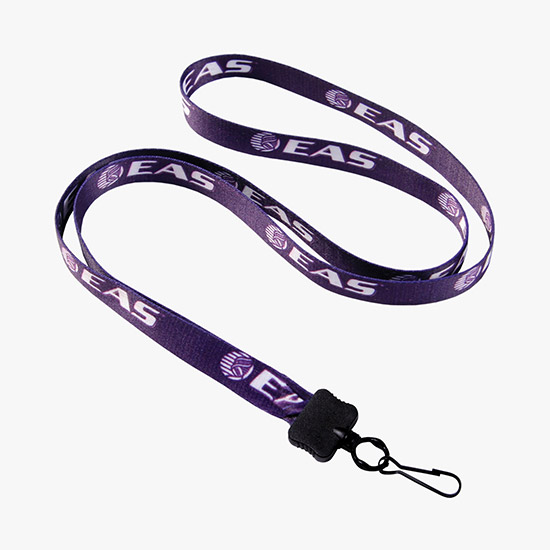 1/2 Full Color Lanyard w/Metal Swivel Hook - 24-Hour Production