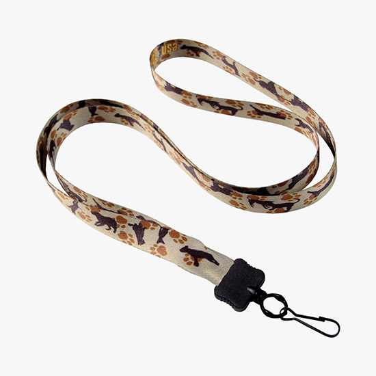 1/2 Full Color Lanyard w/Metal Swivel Hook - 24-Hour Production