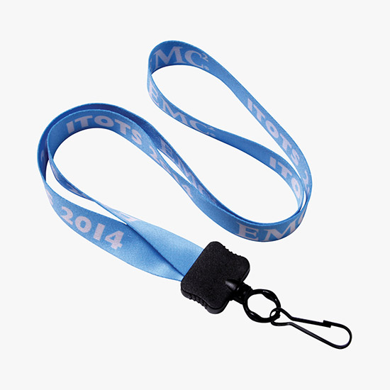 1/2 Full Color Lanyard w/Metal Swivel Hook - 24-Hour Production