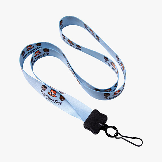 1/2 Full Color Lanyard w/Metal Swivel Hook - 24-Hour Production