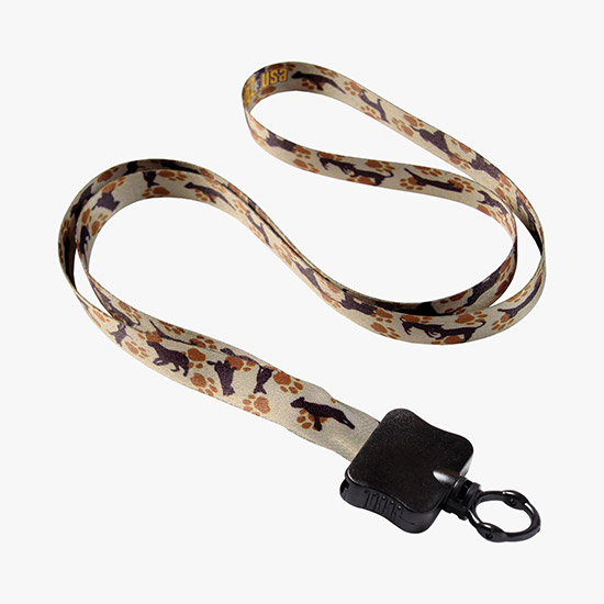 1/2 Full Color Lanyard w/O-Ring - 24-Hour Production
