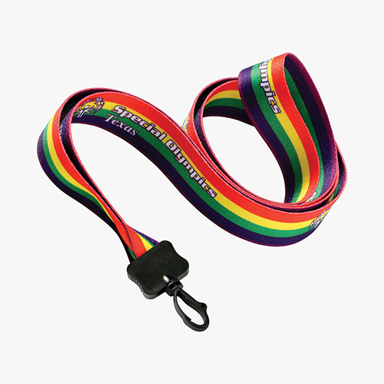 1/2 Full Color Lanyard w/Swivel Snap Hook - 24-Hour Production