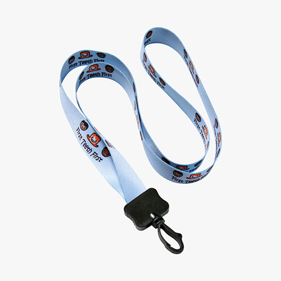 1/2 Full Color Lanyard w/Swivel Snap Hook - 24-Hour Production