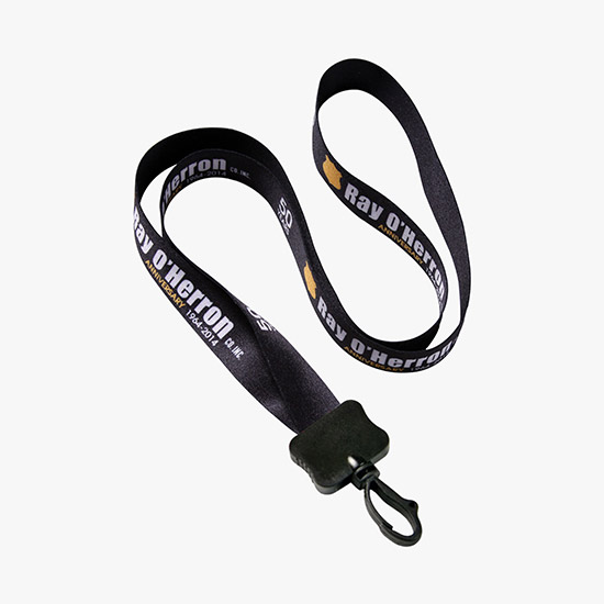 1/2 Full Color Lanyard w/Swivel Snap Hook - 24-Hour Production