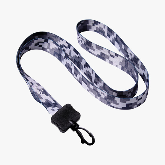 3/4 Full-Color Theme Lanyard w/Swivel Hook