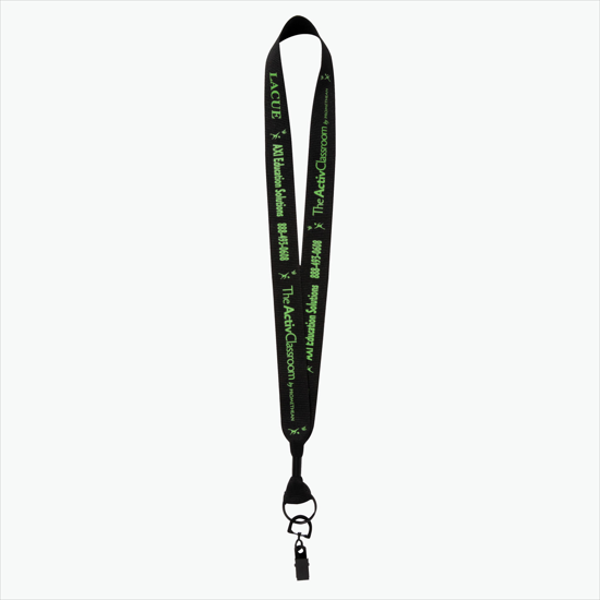 MARCO 1 Economy Polyester Lanyard - Swivel Bulldog Clip