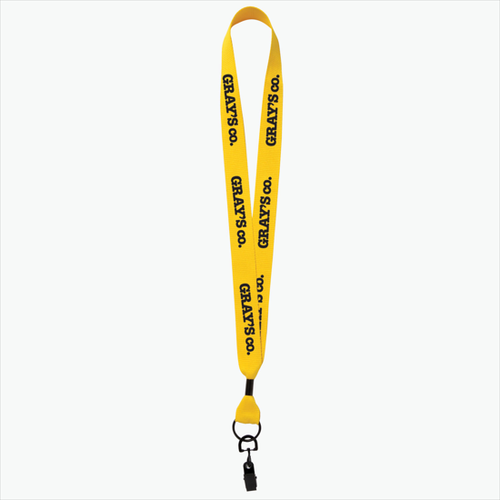 MARCO 1 Economy Polyester Lanyard - Swivel Bulldog Clip