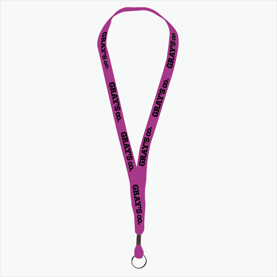 MARCO 1 Economy Polyester Lanyard - Split Ring