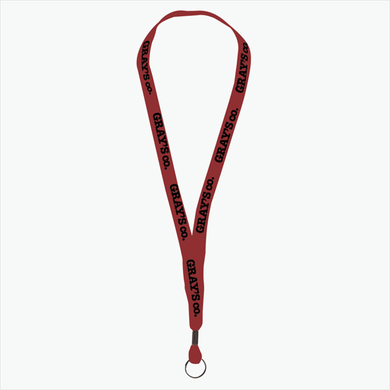 MARCO 1 Economy Polyester Lanyard - Split Ring