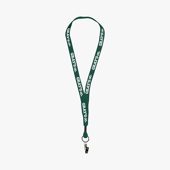 MARCO 1 Economy Polyester Lanyard - Vinyl Snap w/Bulldog Clip