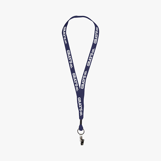 MARCO 1 Economy Polyester Lanyard - Vinyl Snap w/Bulldog Clip