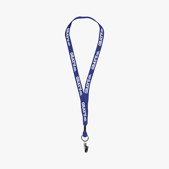 MARCO 1 Economy Polyester Lanyard - Vinyl Snap w/Bulldog Clip