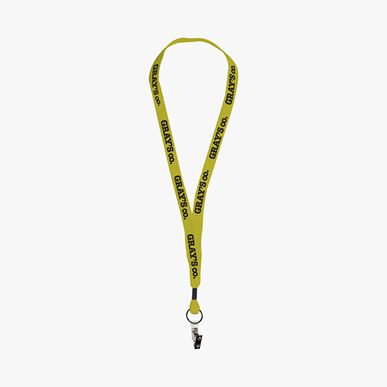 MARCO 1 Economy Polyester Lanyard - Vinyl Snap w/Bulldog Clip
