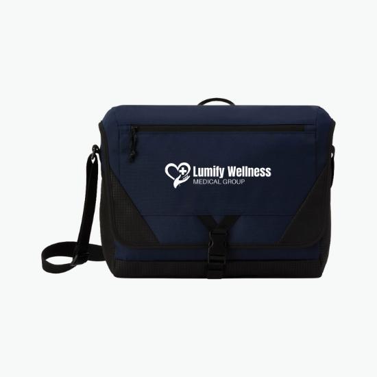 Peak Recycled Laptop Messenger Bag