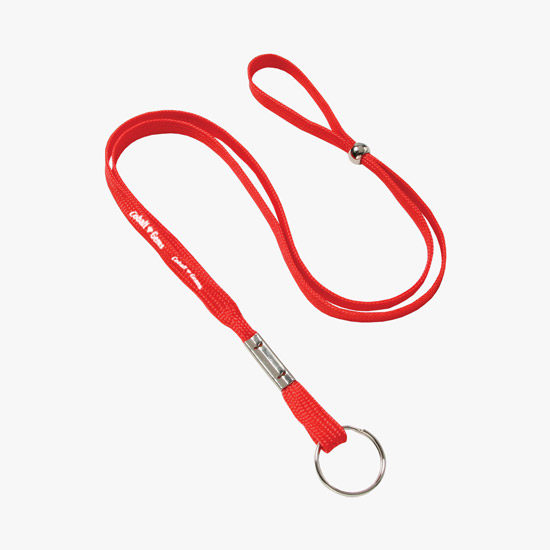 Flat Neck Cord - Red - Low Qty