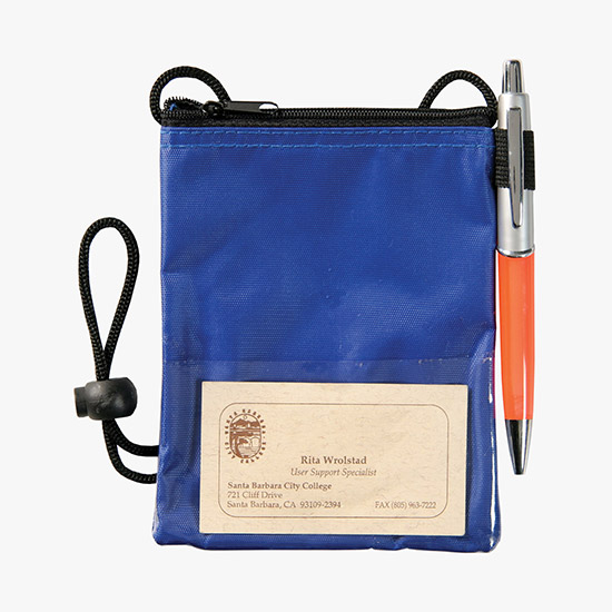 Plan Ahead & Save - Top Zippered Neck Wallet - Printed