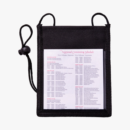 Agenda Neck Wallet - Blank