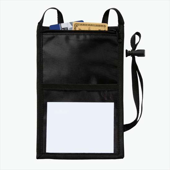 Plan Ahead & Save - MARCO Tech Pouch Neck Wallet - Printed