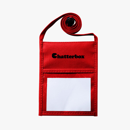Plan Ahead & Save Prime Exposure Solid Color Polyester Neck Wallet