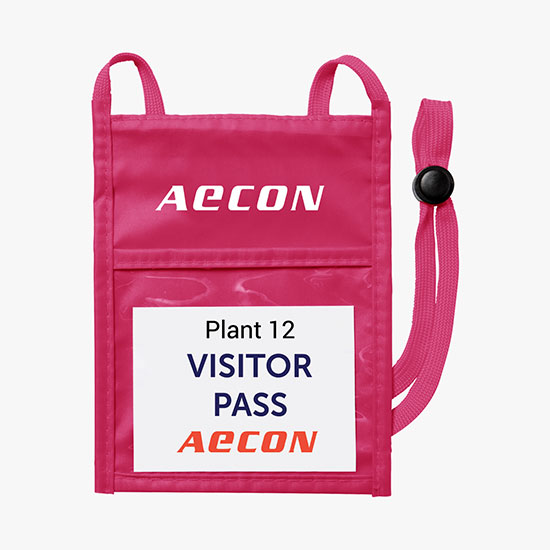 Plan Ahead & Save Prime Exposure Solid Color Nylon Neck Wallet