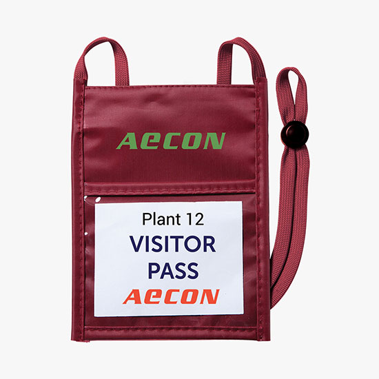 Plan Ahead & Save Prime Exposure Solid Color Nylon Neck Wallet