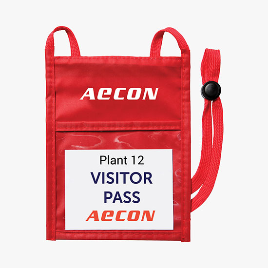 Plan Ahead & Save Prime Exposure Solid Color Nylon Neck Wallet