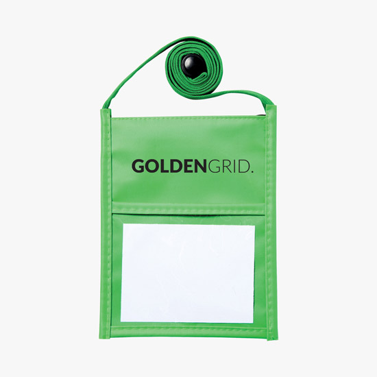 Plan Ahead & Save Prime Exposure Solid Color Nylon Neck Wallet