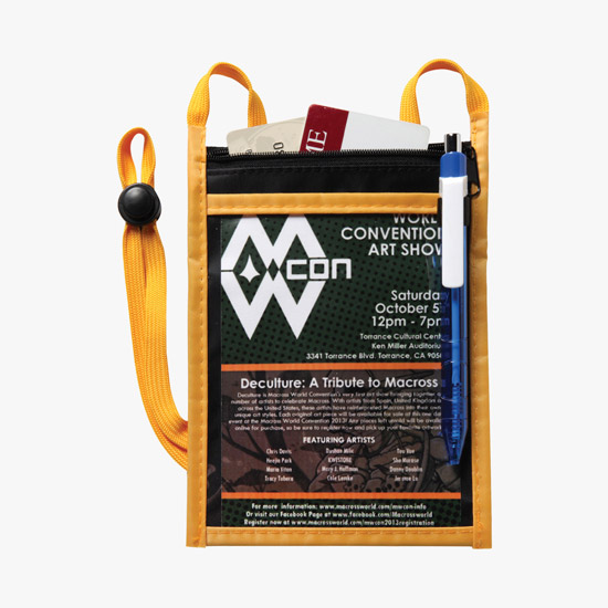 Plan Ahead & Save Prime Exposure Solid Color Nylon Neck Wallet