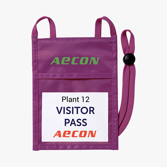 Plan Ahead & Save Prime Exposure Solid Color Nylon Neck Wallet
