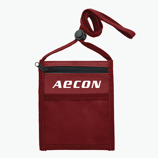 Plan Ahead & Save Event Essential Nylon Neck Wallet