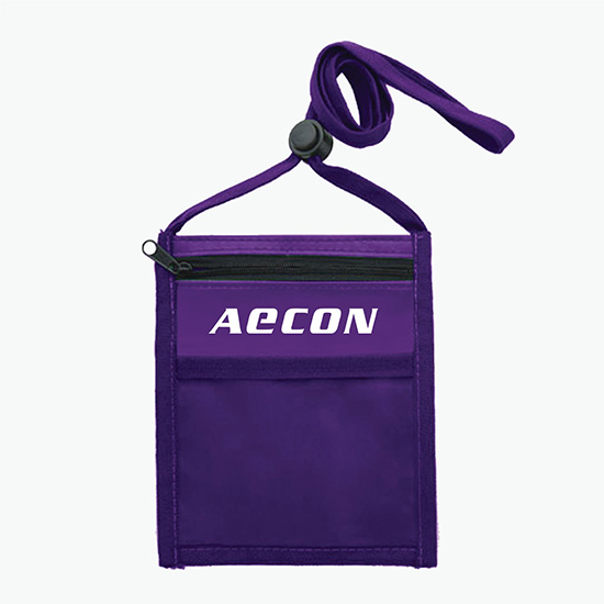 Plan Ahead & Save Event Essential Polyester Neck Wallet