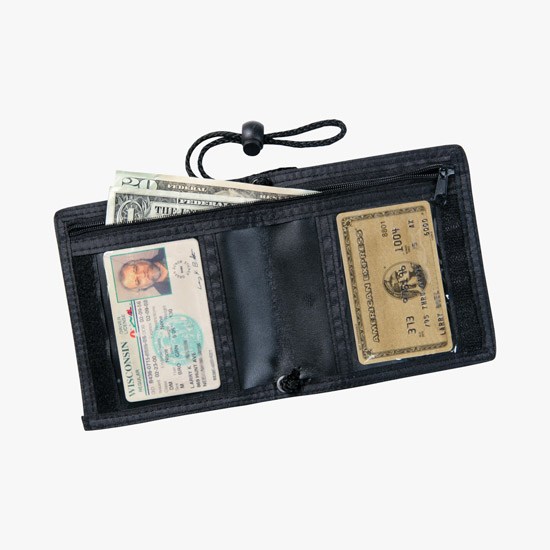 MARCO Bi-Fold Leatherette Neck Wallet - Printed - Clearance