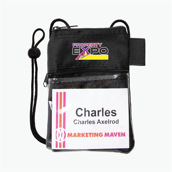 Convention Companion Neck Wallet - Full Color