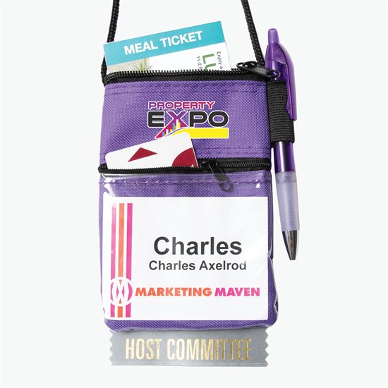 Convention Companion Neck Wallet - Full Color
