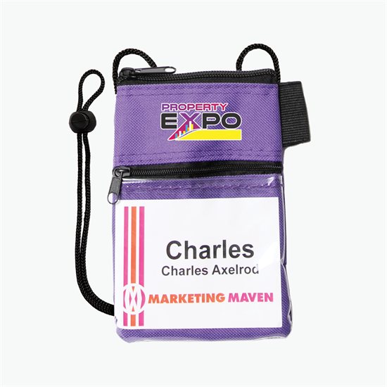 Convention Companion Neck Wallet - Full Color