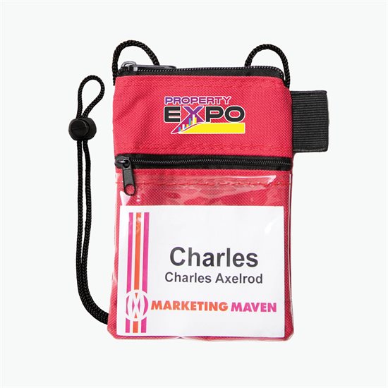 Convention Companion Neck Wallet - Full Color