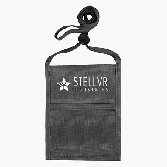 Plan Ahead & Save Recycled Economy Neck Wallet