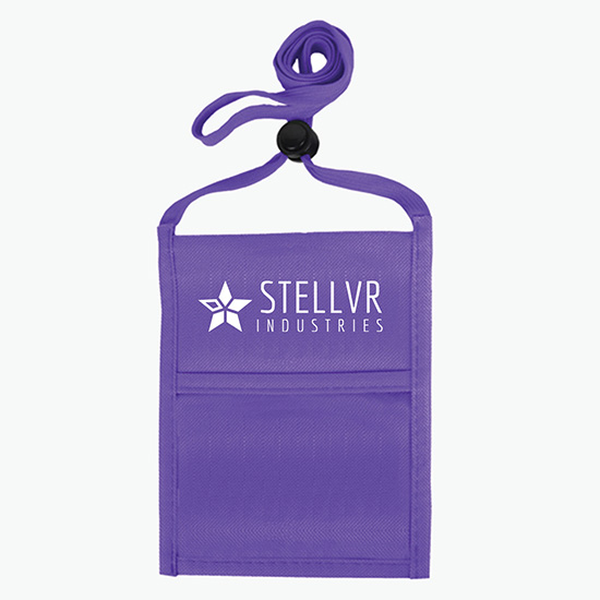 Plan Ahead & Save Recycled Economy Neck Wallet