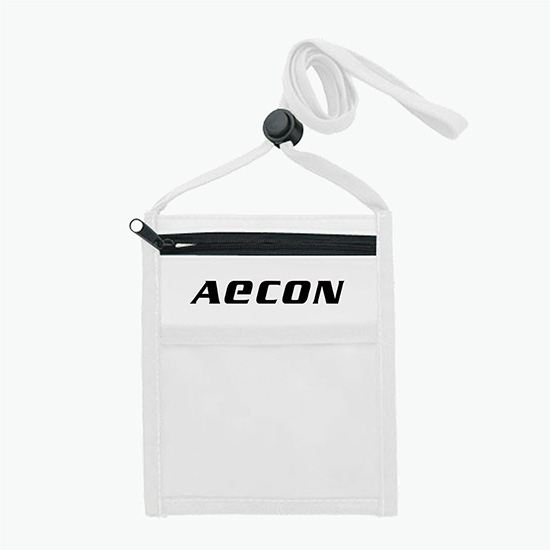 Plan Ahead & Save Recycled Event Essential Neck Wallet