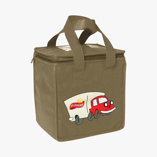100 GSM Non-Woven Insulated Lunch Tote - Color Magic
