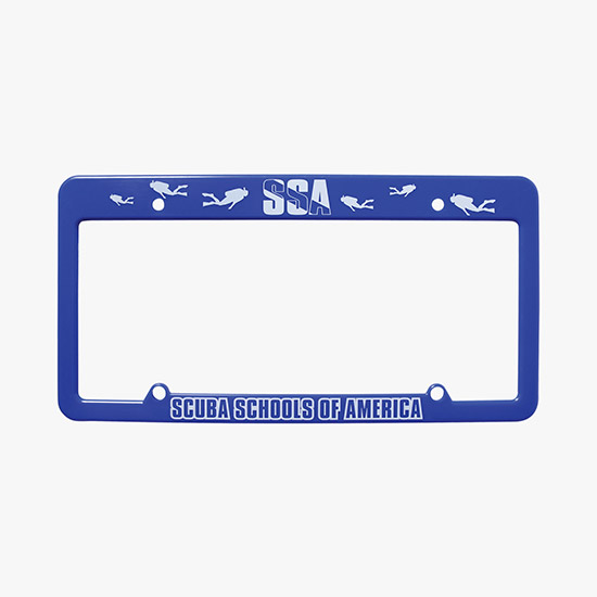 Straight Top License Plate Frame