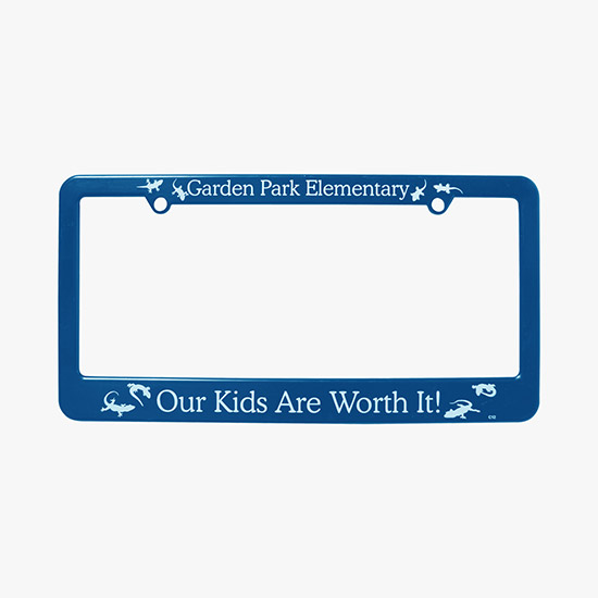 Straight Bottom License Plate Frame
