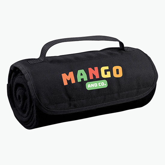 Fleece Roll-Up Blanket - Full Color