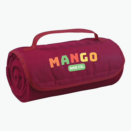 Fleece Roll-Up Blanket - Full Color