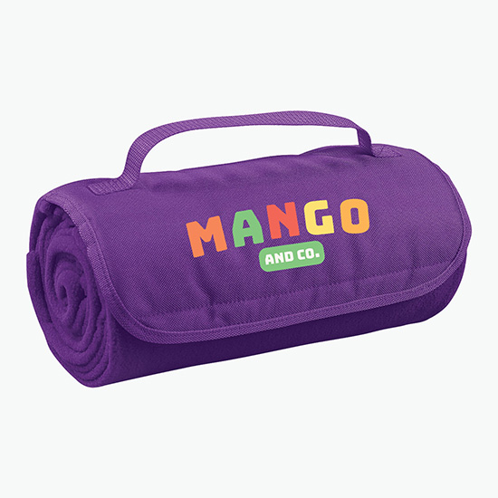 Fleece Roll-Up Blanket - Full Color