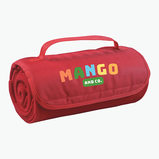 Fleece Roll-Up Blanket - Full Color