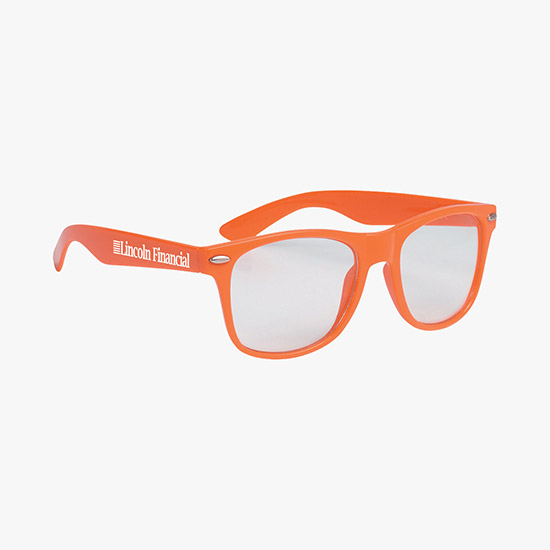 Clear Malibu Glasses - Clearance