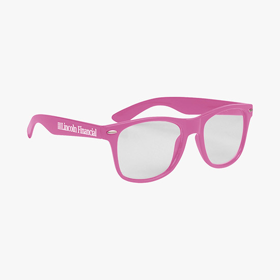 Clear Malibu Glasses - Clearance