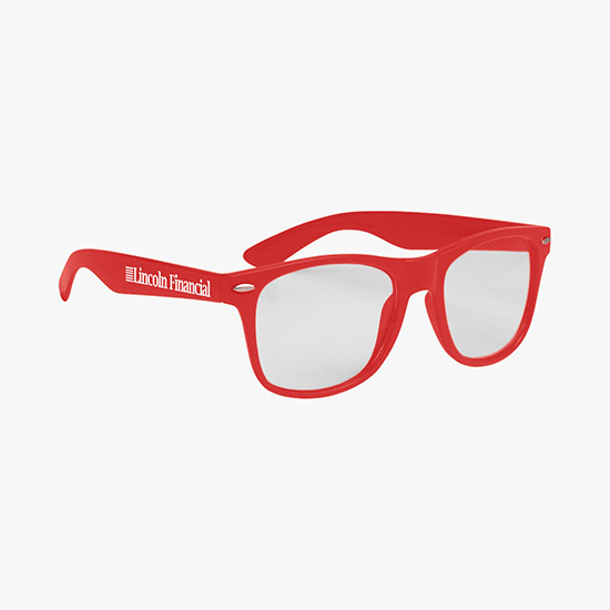 Clear Malibu Glasses - Clearance