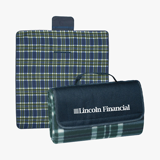 Tartan Roll-Up Picnic Blanket - 24-Hour Production